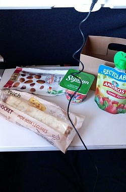 Repas dans l'avion 2