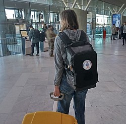 À l'aeroport